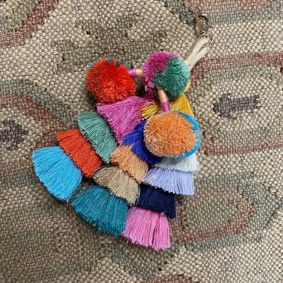 Accessories - Key Chain / Purse Charm Tassel Pom Pom Colorful EC